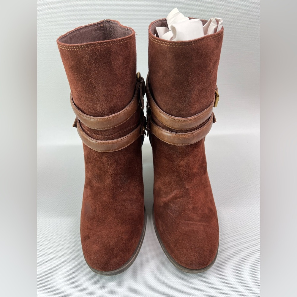 UGG Dandridge brown Suede Heeled Ankle Boots